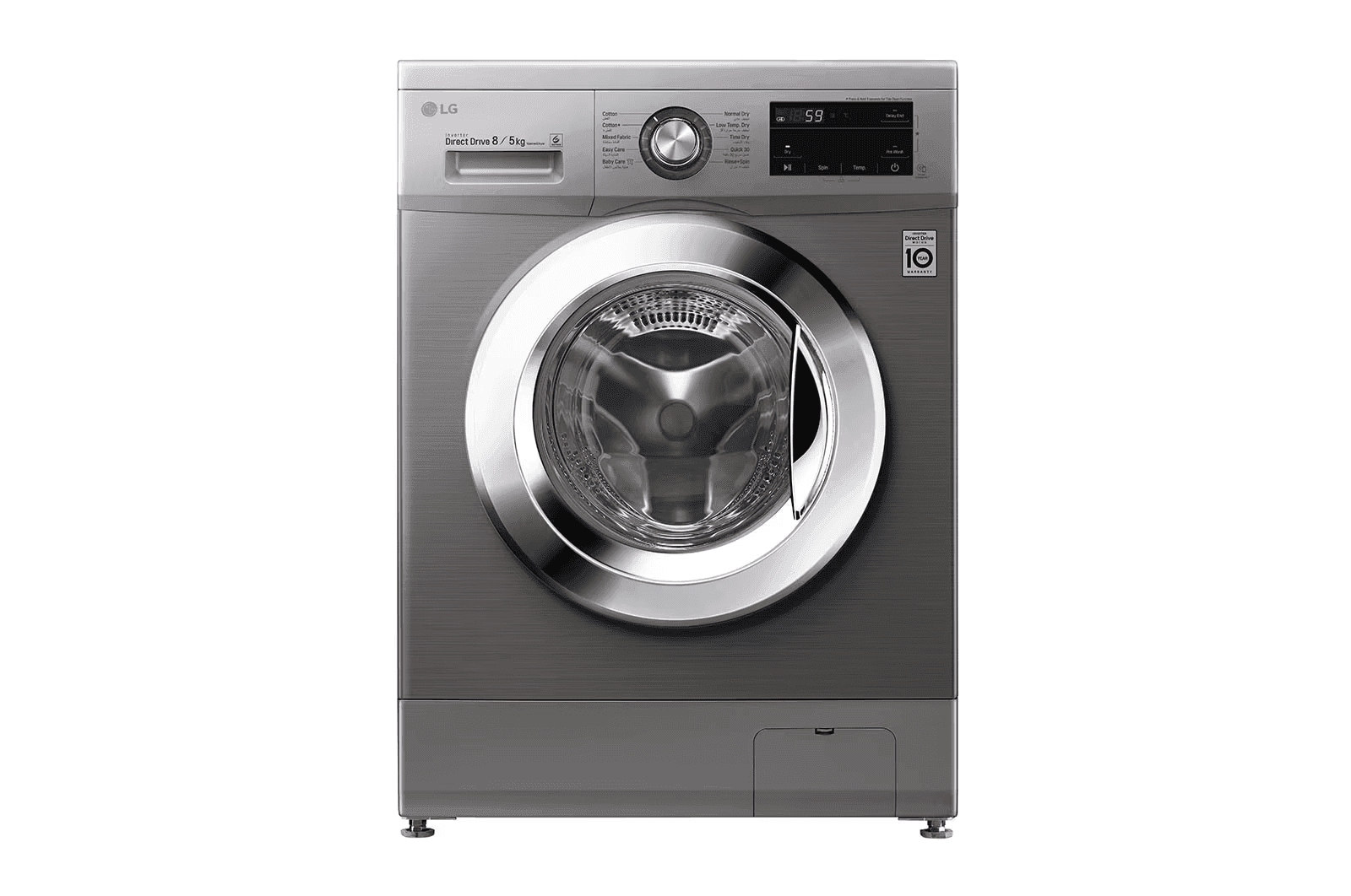 8kg/5kg | Front Load Washer/Dryer | Inverter DD | Steam™ | ThinQ™
