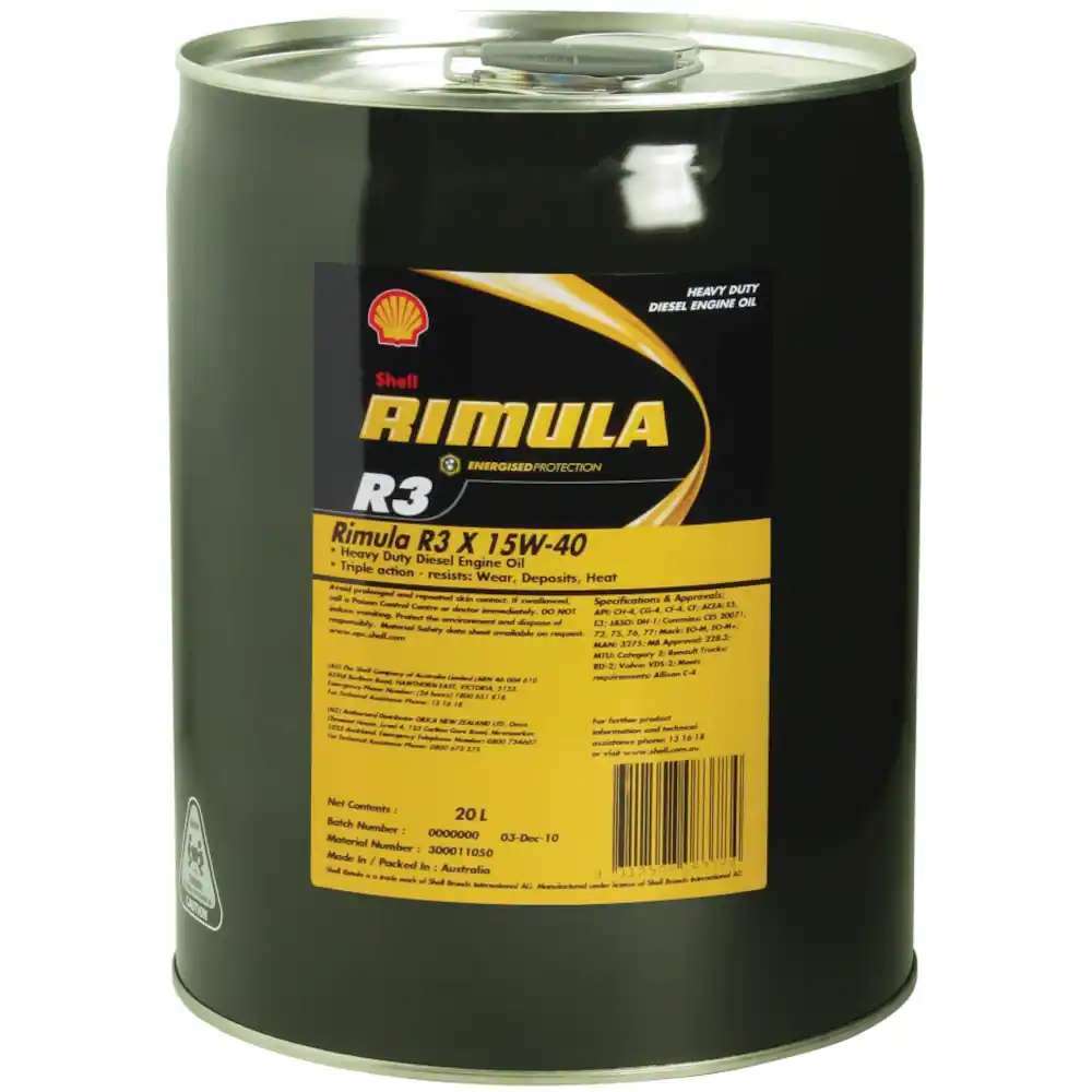 Engine Oil Rimula R3 Turbo 12w-40