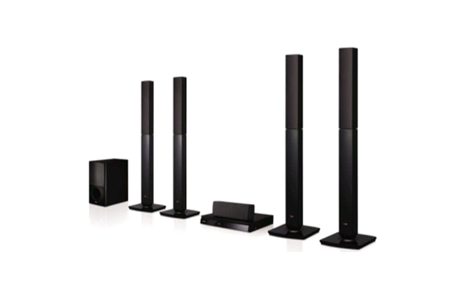 LG LHD657 Bluetooth Multi Region Free 5.1-Channel Home Theater Speaker System w/ Free HDMI Cable, 110-240 Volt