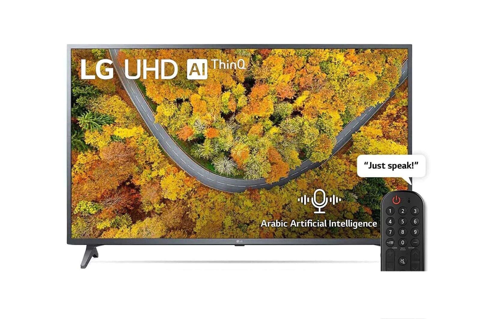 LG UHD 4K TV 50 Inch UP75 Series, 4K Active HDR WebOS Smart AI ThinQ